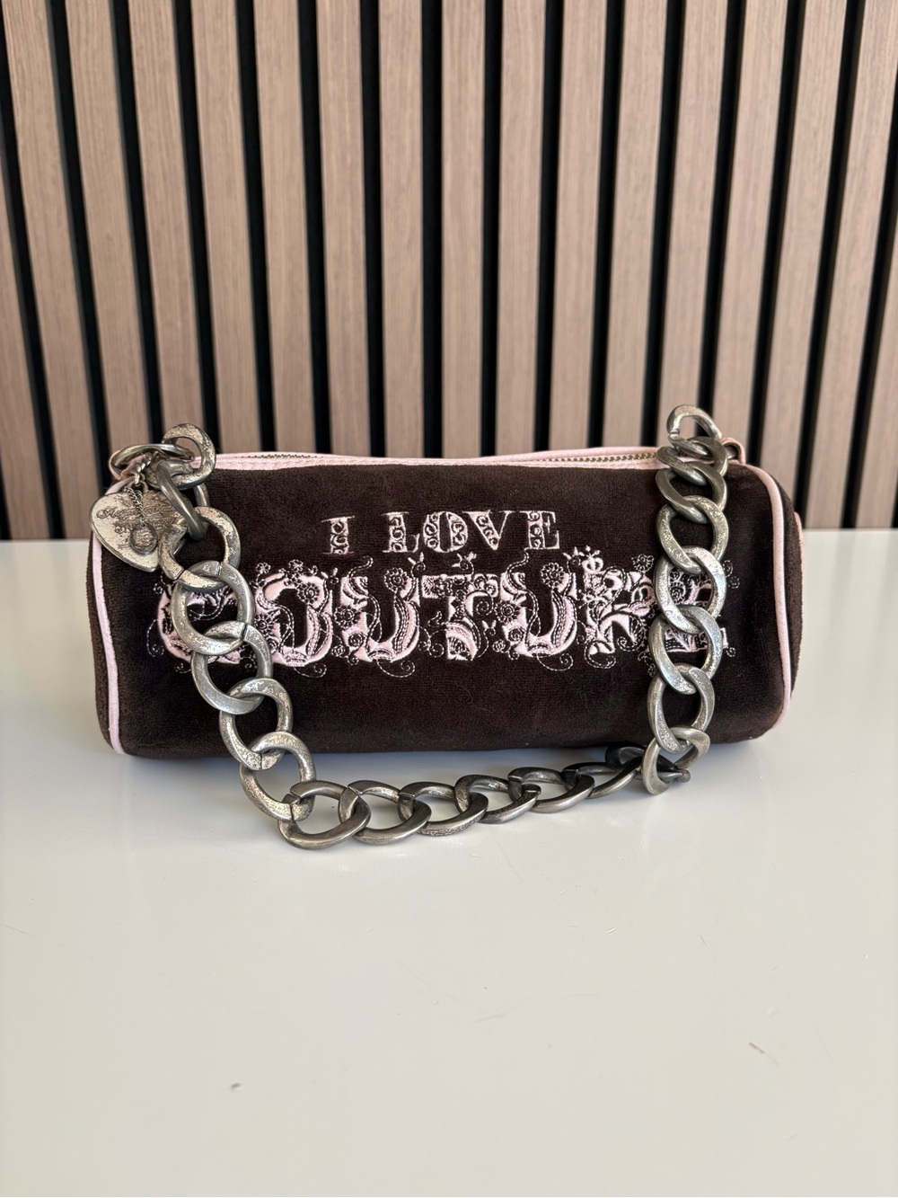 Y2K JUICY COUTURE ‘I Love Couture’ Mini Bag - Picture 1 of 14